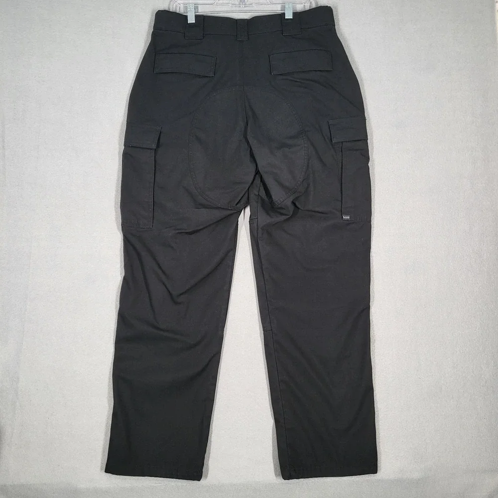 5.11 Tactical Series Pants Men Large Dark Gray Poly Cotton Cargo Utility Regular